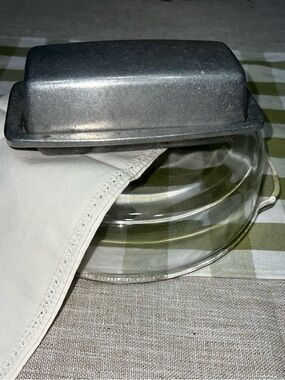 Pewter Carson - Freport, PA - Pewter Butter Dish - no glass insert